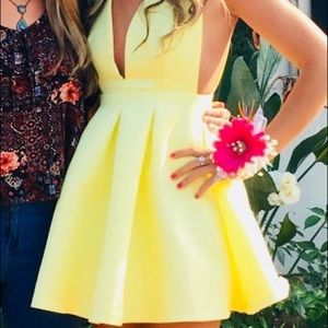 Yellow prom dress from Stella